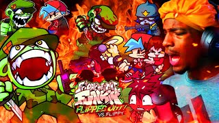 FLIPPY IS BACK AND EVEN MORE VIOLENT  Friday Night Funkin VS Flippy Flipped Out V1 FULL WEEK [upl. by Temme]