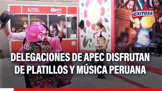 🔴🔵Delegaciones de APEC disfrutan de platillos y música peruana [upl. by Arbuckle]