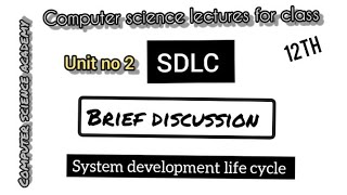 SDLC concepts  SDLC basic  introduction to SDLC phase  SDLC  system development life cycle [upl. by Nahs]