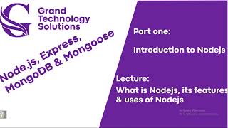 NodeJs Tutorial Part One Lecturer 1 ብትግርኛ [upl. by Cherianne]