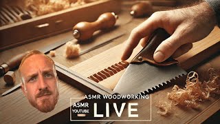 ASMR Woodworking Live  HandTool Only Dovetail Drawer amp Tool Storage Solution  Relax amp Restore [upl. by Briant]