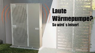 Wärmepumpe zu laut mit Schwingungsdämpfer reduzieren schwingungsdämpfer Vibrationenwärmepumpe [upl. by Eseneg]