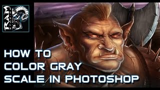 How to Color Over Grayscale Paintings In Photoshop  Narrated by Robert Marzullo [upl. by Aneelahs]