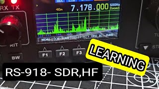 RS918  HF  Transceiver  Learning amp Yaesu FTDX101 [upl. by Aleciram571]