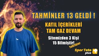 Spor Toto 15 Hafta Tahminleri  Tahminler 13 Bildi  Sportototahminleri sportoto sportotoanaliz [upl. by Acceber207]