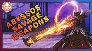 All Pandaemonium Abyssos Savage Weapons  FFXIV Endwalker Glamour Showcase [upl. by Hazeghi]