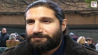 Kayvan Novak Interview Early Man Premiere [upl. by Aihseuqram682]