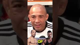 José Aldo afirma BAMBAM NÃO É RUIM NO BOXE shorts [upl. by Fidelia]