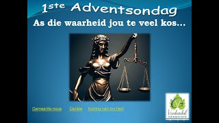 NG Kerk Vredendal  Sondag 1 Desember 2024 [upl. by Einal]