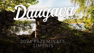 Daugavas klintis pie zema līmeņa 2024 [upl. by Furlong]