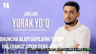 Jaloliddin Ahmadaliyev  Yurak yoq karaoke minus [upl. by Muldon]