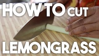 How to cut peel amp prepare LEMONGRASS [upl. by Tyoh]