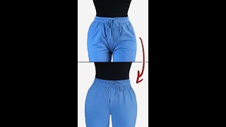 Best sewing tricks How to fix wrinkles on the crotch of pants Miarti 🧵✂️ [upl. by Bainbridge]