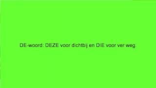 Voorwaartz NT2 grammaticales 1 dezedie ditdat [upl. by Dnallor]