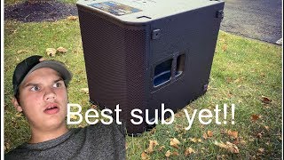 QSC KS118 unboxing  Best sub ever [upl. by Netsyrk]