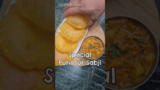 Special Puri Sabji Recipe Shorts [upl. by Cherye]