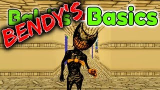 ESCAPING BENDYS INK FACTORY  Bendys Basics In Animation And Ink  Bendy Baldis Basics Mod [upl. by Erdnaed]