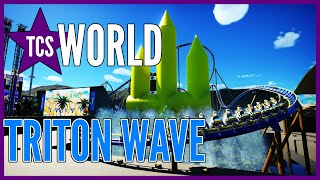 Dive Into Fun With Triton Wave a BampM Floorless Planet Coaster Creation [upl. by Assyle]