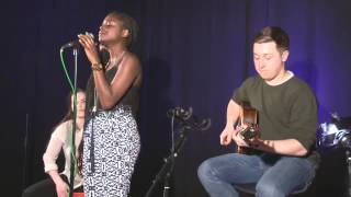 Former X Factor star Gamu Nhengu performs Shake the Room at STV [upl. by Kciderf870]