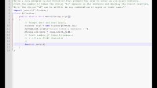 Exercise 2 Week 3  Java Tutorials For Loop Substring Scanner Corrupt Class [upl. by Humphrey]