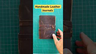 Handmade Cotton Paper Leather Bound Journals for christmas gift diary leather handmade shorts [upl. by Alletniuq]