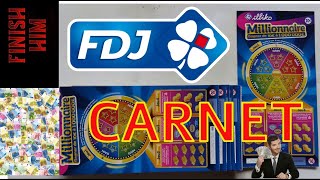 fdj carnet MILLIONNAIRE amp MEGAGOAL grattages grattagefdj grattage illiko [upl. by Bennet]