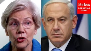 Warren Accuses Netanyahu Of Causing Humanitarian Catastrophe In Gaza Says Hell Skip His Address [upl. by Tila]