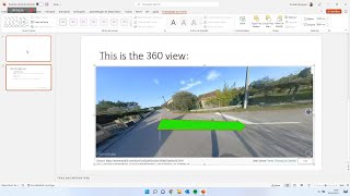 Add Dynamic 360 Panoramic Photo Image to PowerPoint Presentation  THE SIMPLEST TUTORIALS [upl. by Bradleigh]