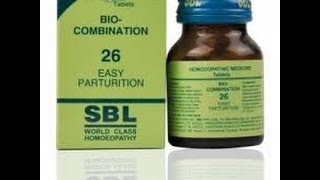 SBL Bio Combinations Salts Easy Parturition 26 [upl. by Wystand]