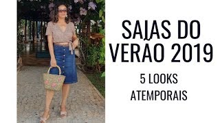 5 SAIAS TENDÊNCIAS VERÃO 2019 em LOOKS ATEMPORAIS [upl. by Mead]