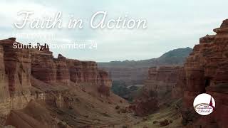 Faith in Action Hebrews 11 Sunday November 24 [upl. by Harcourt212]