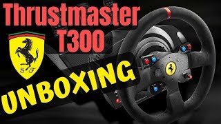 Thrustmaster T300 Ferrari Edition UNBOXING amp ERSTEINDRUCK [upl. by Shaer885]