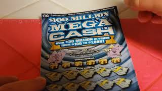 California Scratcher 100 MILLION MEGA CASH Game 1637 [upl. by Nnoved875]