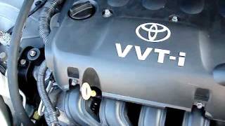 2001 Toyota Yaris Echo Vitz 13 VVTI petrol 2NZFE engine sound noise warmed up [upl. by Unity]