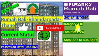 Rumah Bali Bhaindarpada Thane  Scheme no 298 MHADA Lottery 2021 [upl. by Ynaffets]