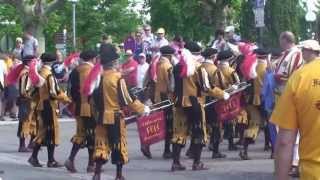 20130615 Fanfarenzugtreffen Sternmasch bei Sommertemperatur in Langenargen am Bodensee Teil 06 [upl. by Anileva]