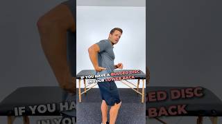 The Best Exercise To Fix A Bulging Disc In Your Lower Back backpain [upl. by Nosnehpets]