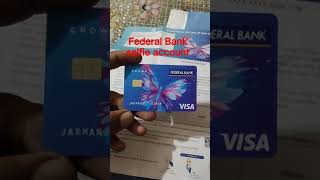 Federal Bank zero balance account  Debit Card [upl. by Petey298]