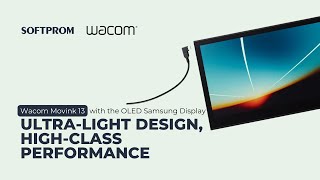 Wacom Movink with the OLED Samsung Display Creative Pen Display [upl. by Auerbach]