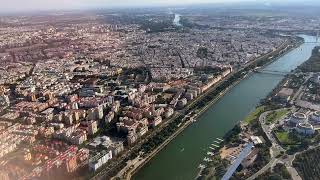 Seville Spain Aerial View Unravel Travel TV [upl. by Orozco]