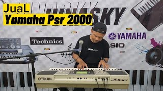 Jual  Keyboard Yamaha Psr 2000  Flashdisk  mic  Sound mantap [upl. by Neuberger378]