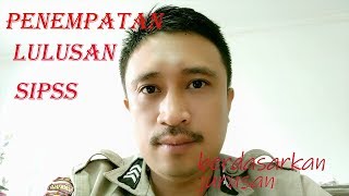 PENEMPATAN LULUSAN SIPSS [upl. by Kissner]