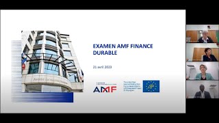 Webinaire  Certification professionnelle AMF en matière de finance durable [upl. by Assiluj]