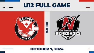 Newmarket Renegades vs Caledon Hawks  U12  October 7 2024 [upl. by Etnelav939]