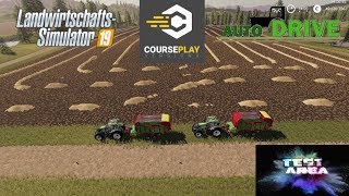 LS19 Autodrive Tutorial  Mit Courseplay amp Autodrive gemeinsam Stroh Gras oder Heu abfahren [upl. by Lauhsoj]