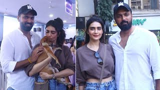 Karishma Tanna With Husband Varun Bangera Attend Adoptathon Event In Bandra  Bollywood Mastiz [upl. by Yssenhguahs]