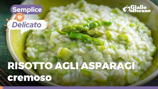 RISOTTO AGLI ASPARAGI  Ricetta con mantecatura perfetta [upl. by Irak]