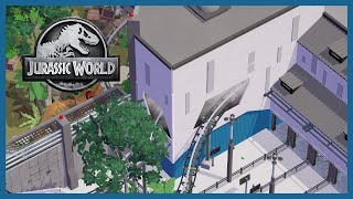 Jurassic World Dark Ride   Parkitect  Powered Coaster Diorama Challenge [upl. by Adora]