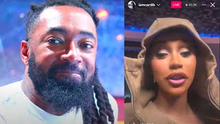 CARDI B GOES OFF ON OFFSET quotWHY CANT YOU MOVE ONquot [upl. by Yelyah]