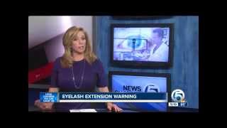 Eyelash Extension Warning  Eyelash Transplants on Extra [upl. by Adnwahsal]